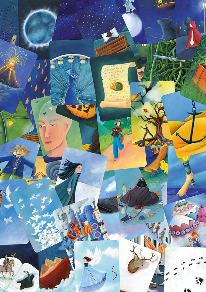 Dixit Puzzle - Blue Mishmash 1000pc